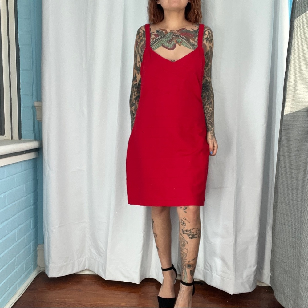 express red bodycon size large